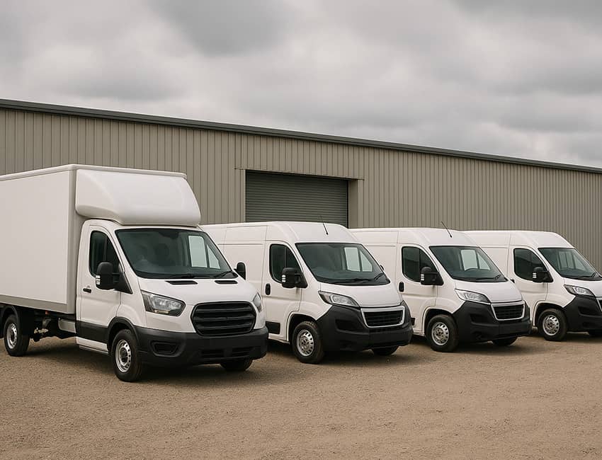 Fleet of vehicles available for hire in Kilmarnock